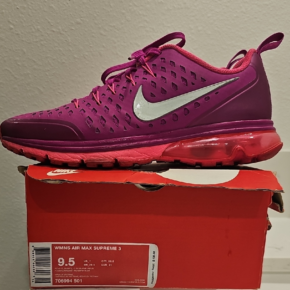 Nike Women's Air Max Supreme 3 Pink Sneakers